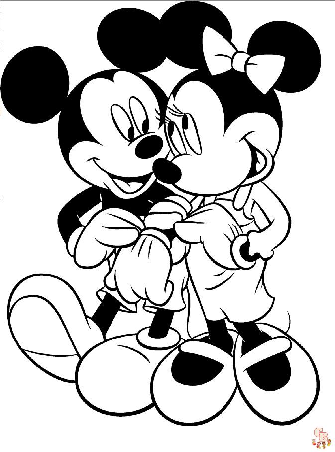 Minnie mouse para colorear 20