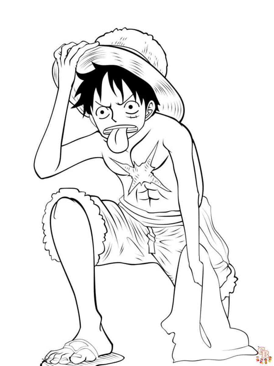 One Piece para colorear 25