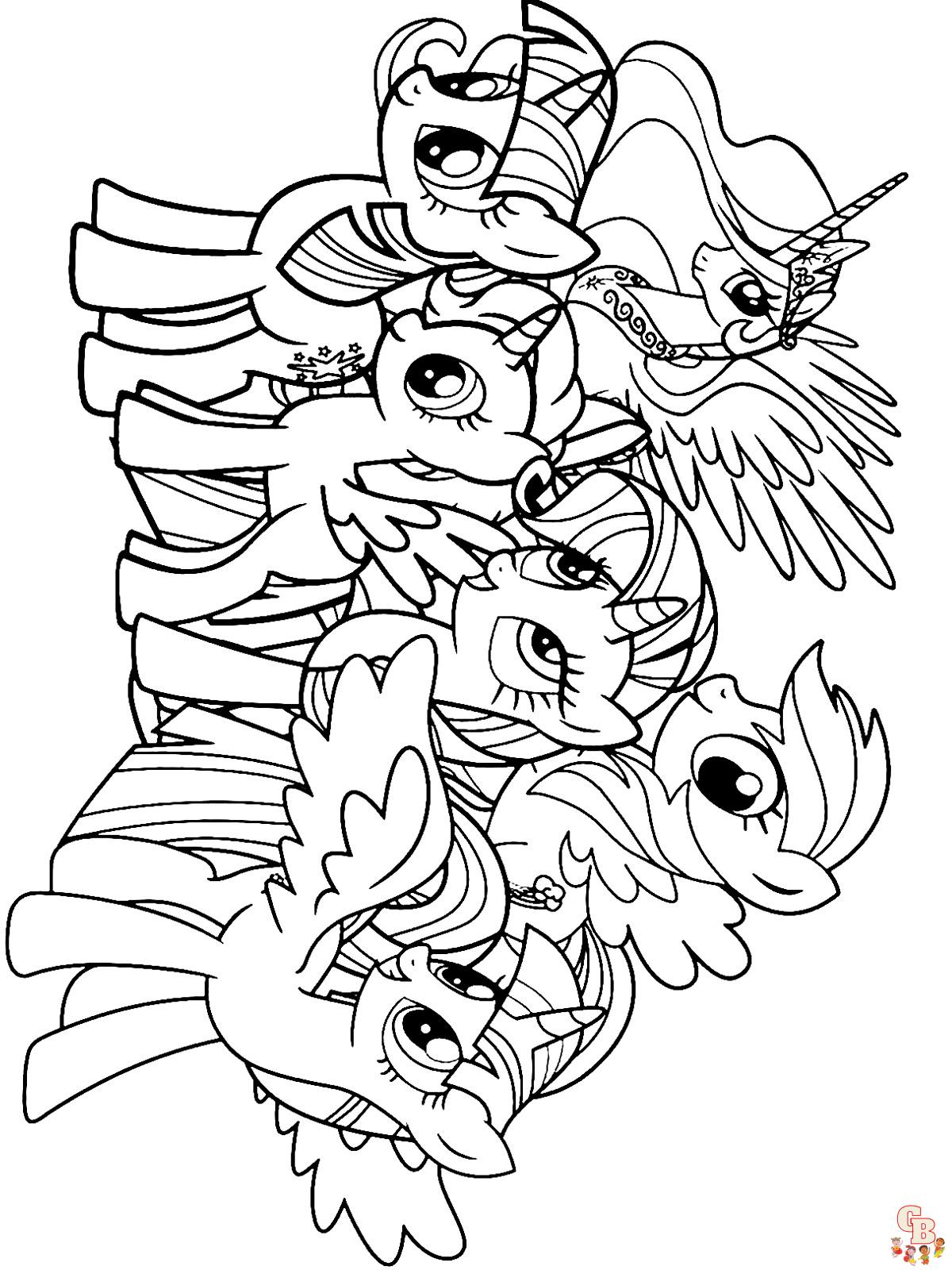 coloriage My Little Pony 11