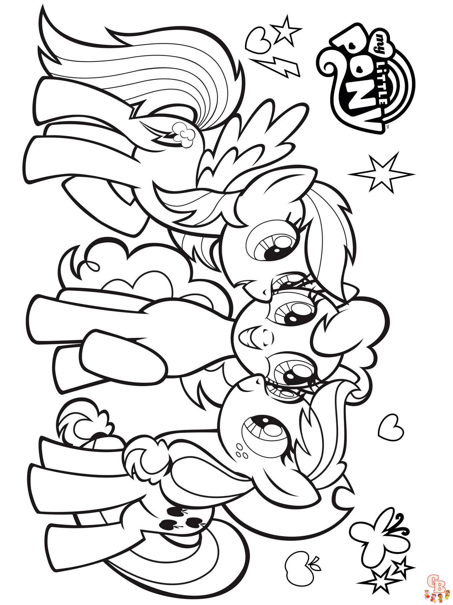 coloriage My Little Pony 27
