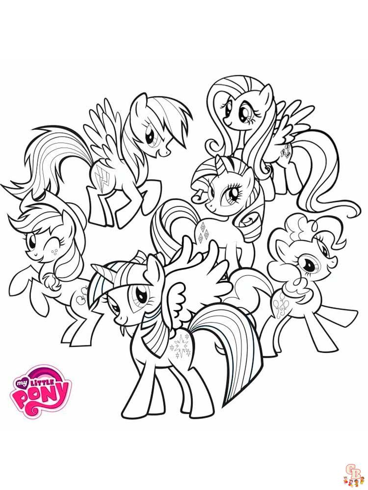 coloriage My Little Pony 49