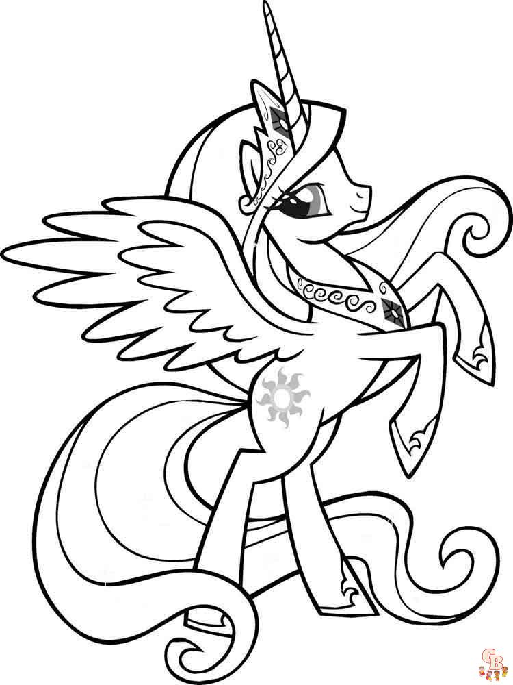 coloriage My Little Pony 52