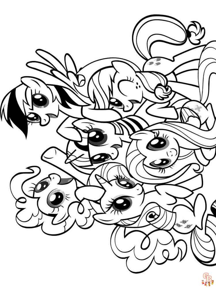 coloriage My Little Pony 53