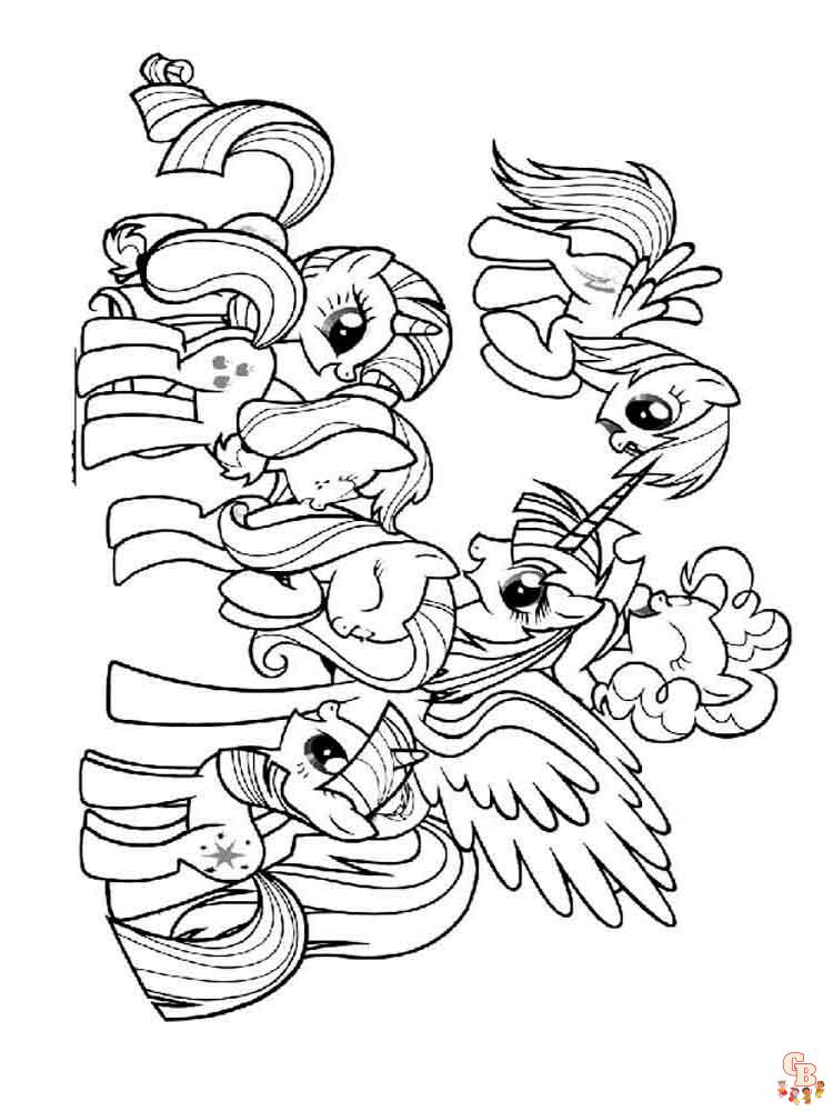 coloriage My Little Pony 73