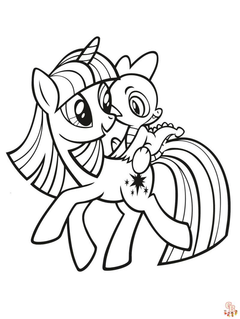 coloriage My Little Pony 77