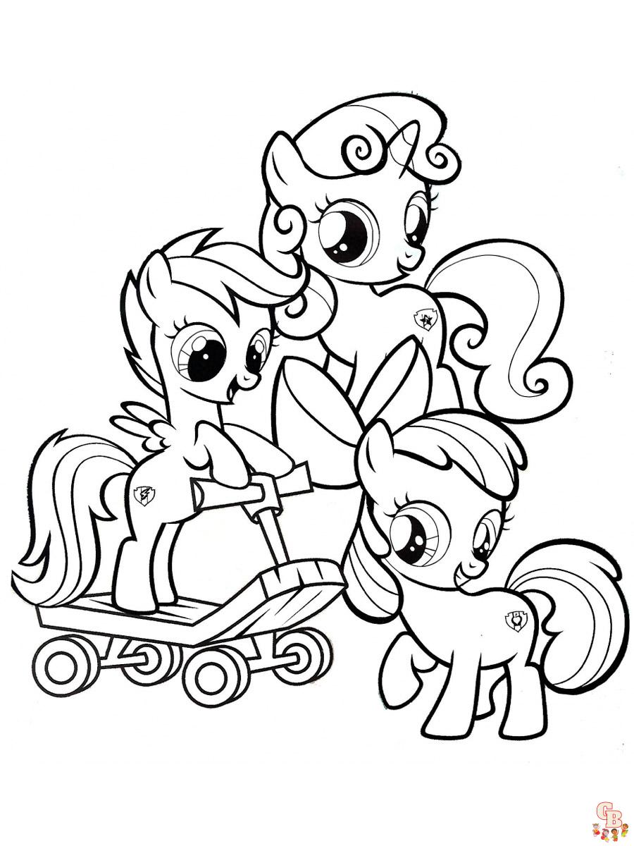 coloriage My Little Pony 86
