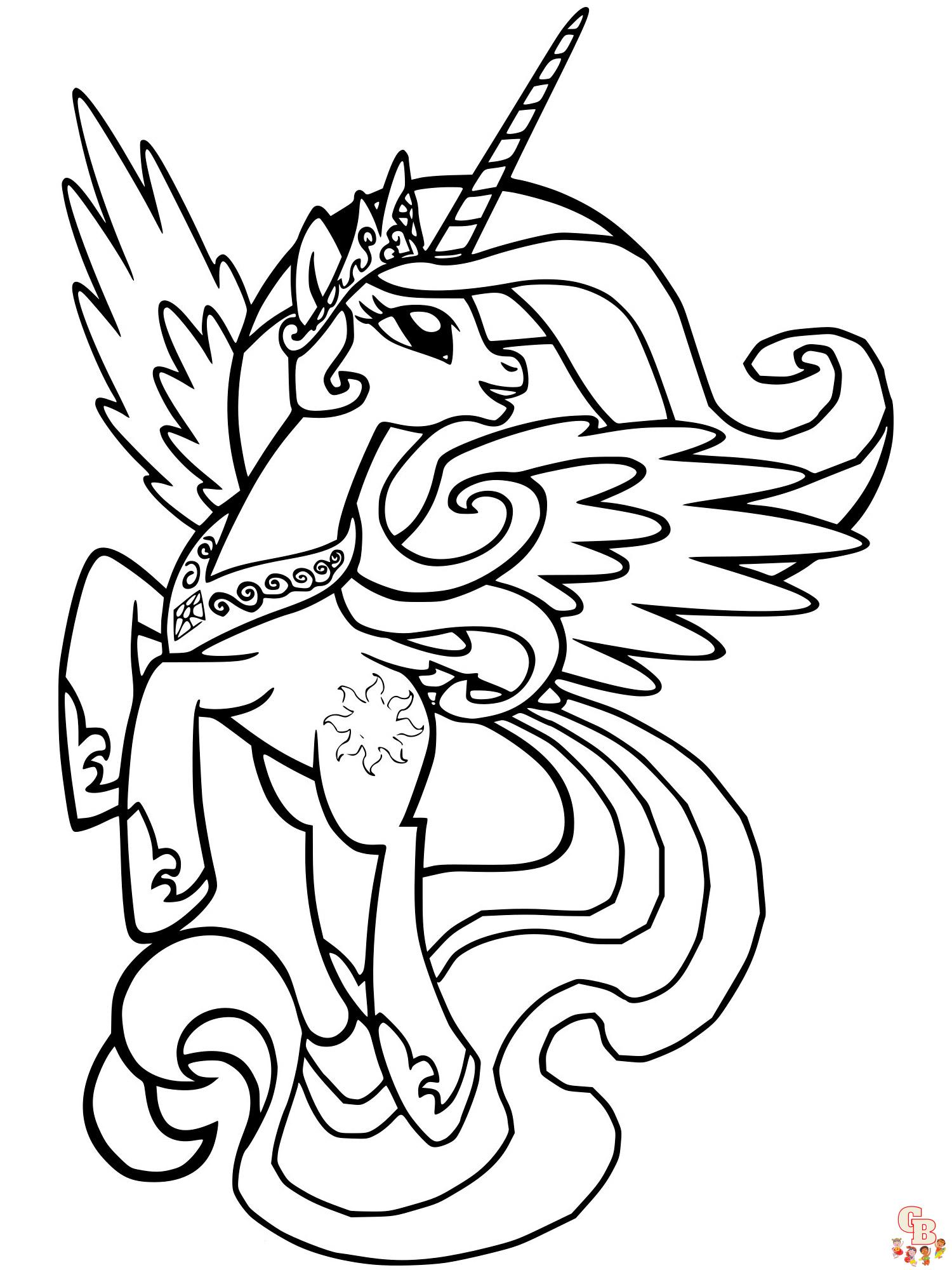 coloriage My Little Pony 87