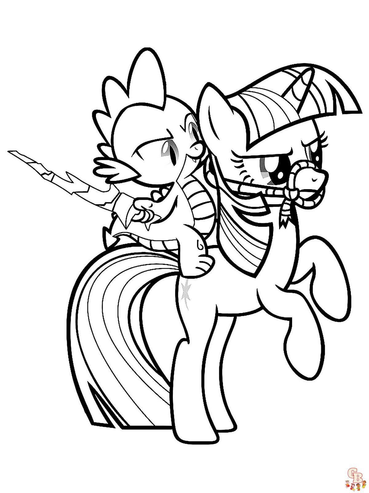 coloriage My Little Pony 89