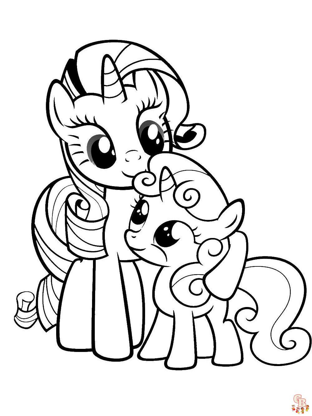 coloriage My Little Pony 90