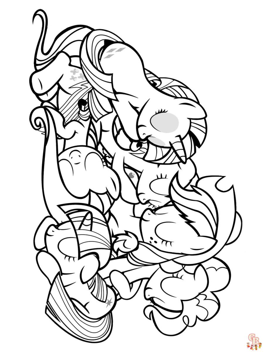 coloriage My Little Pony 92