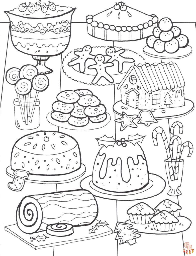 Las mejores dibujos de tartas para colorear para niños 2023