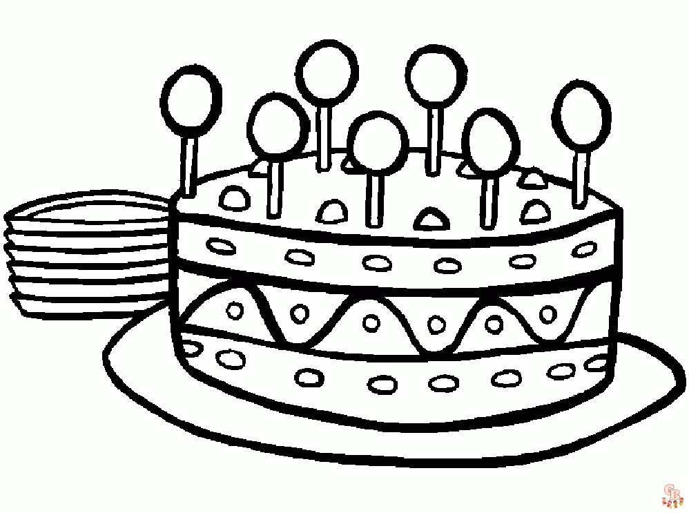 tartas para colorear 6