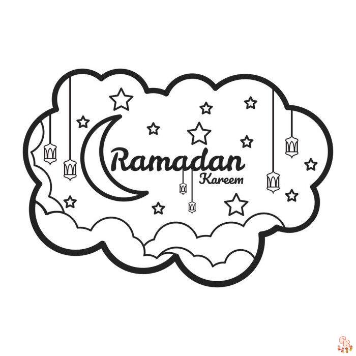 Ramadan para colorear 2