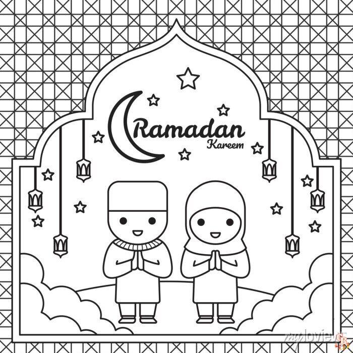 Ramadan para colorear 3