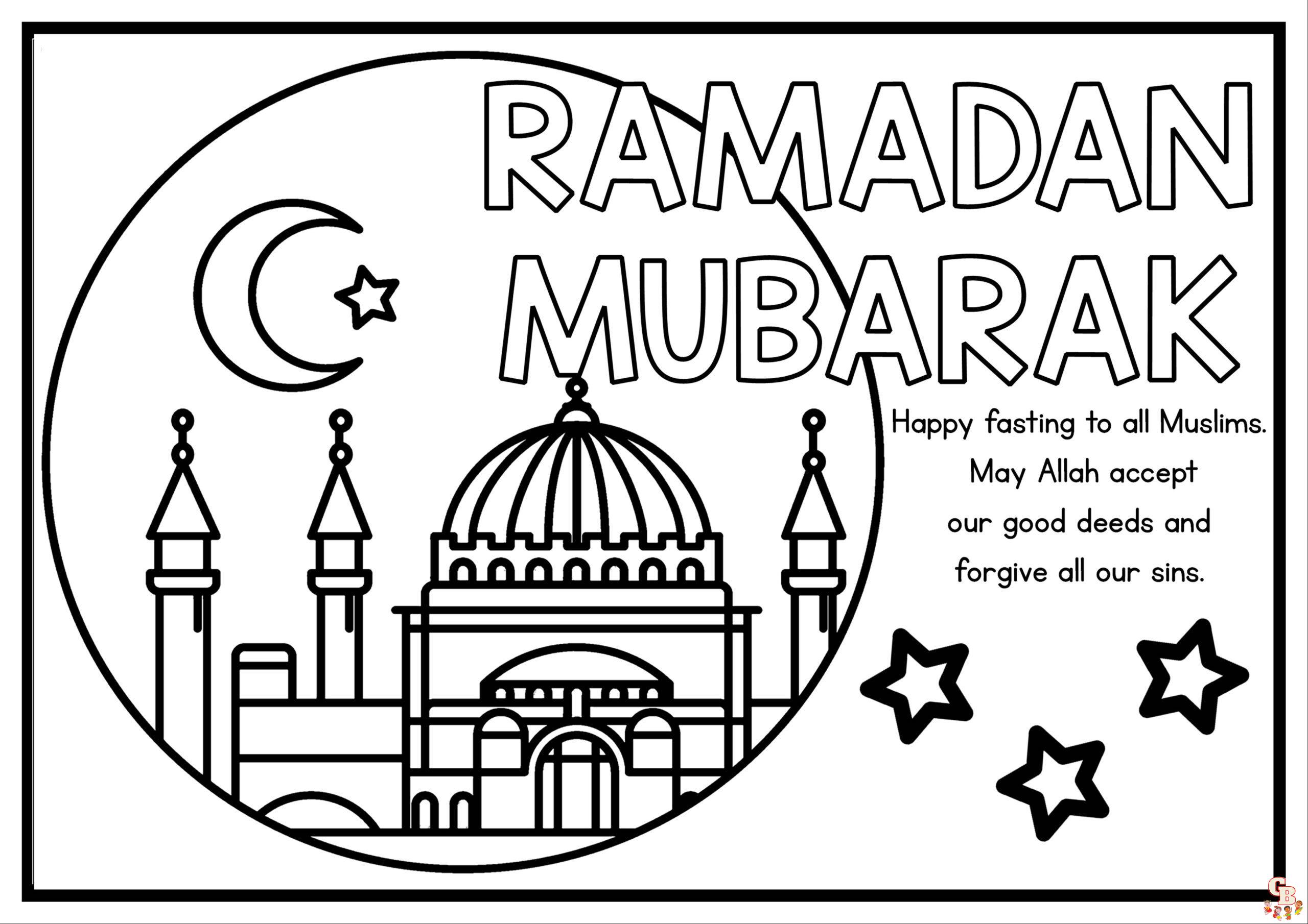 Ramadan para colorear 7